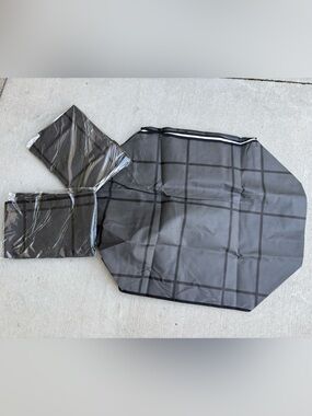 3 GREY STORAGE BAGS 34 INCHES